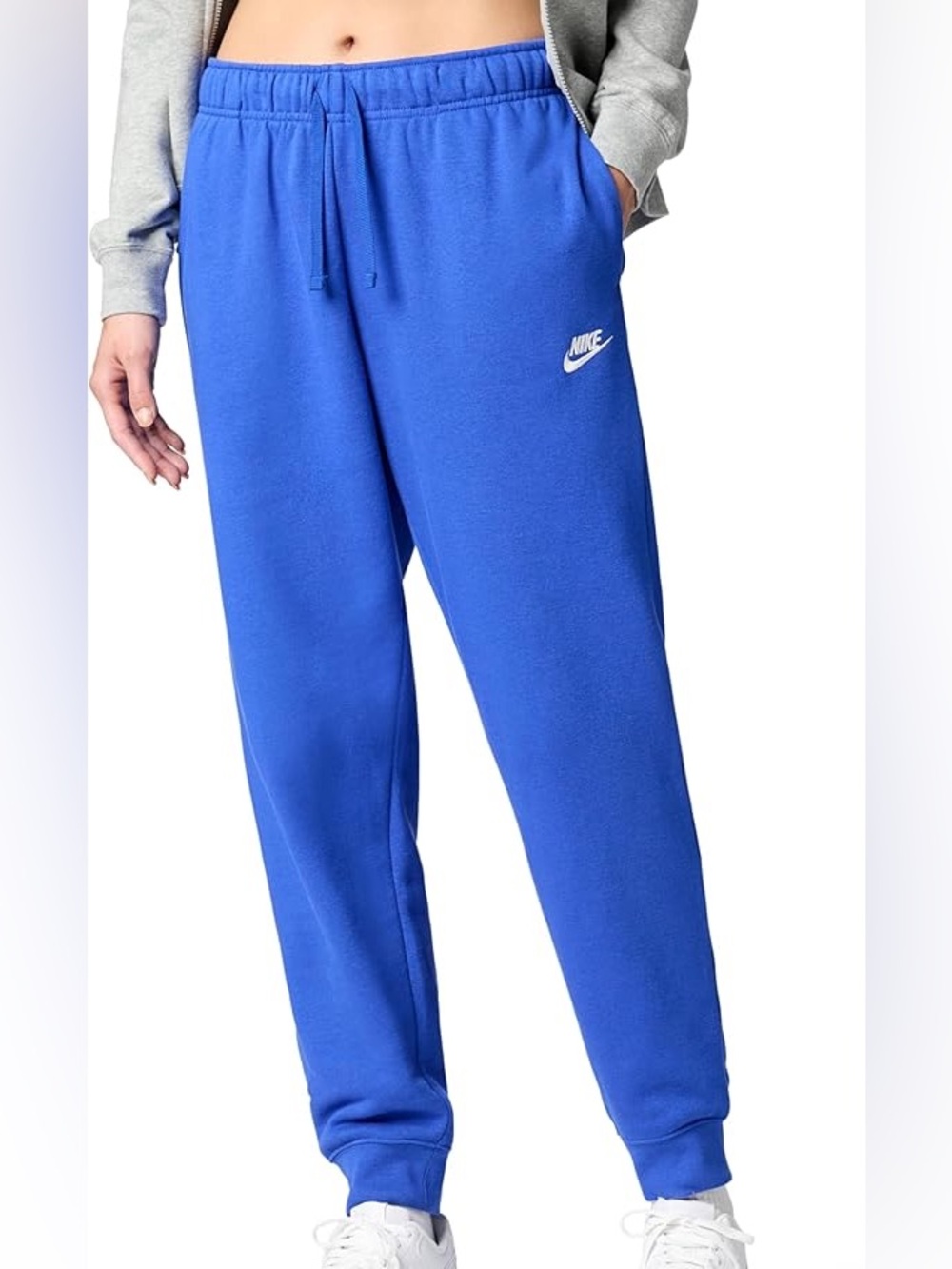 Nike Royal Blue Jogger Sweatpants with Drawstring Size L